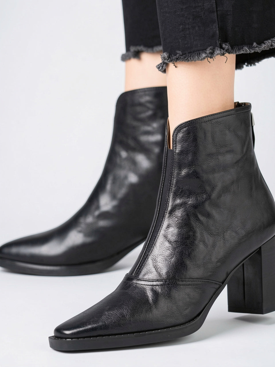 Bottine Cuir Talon - 3