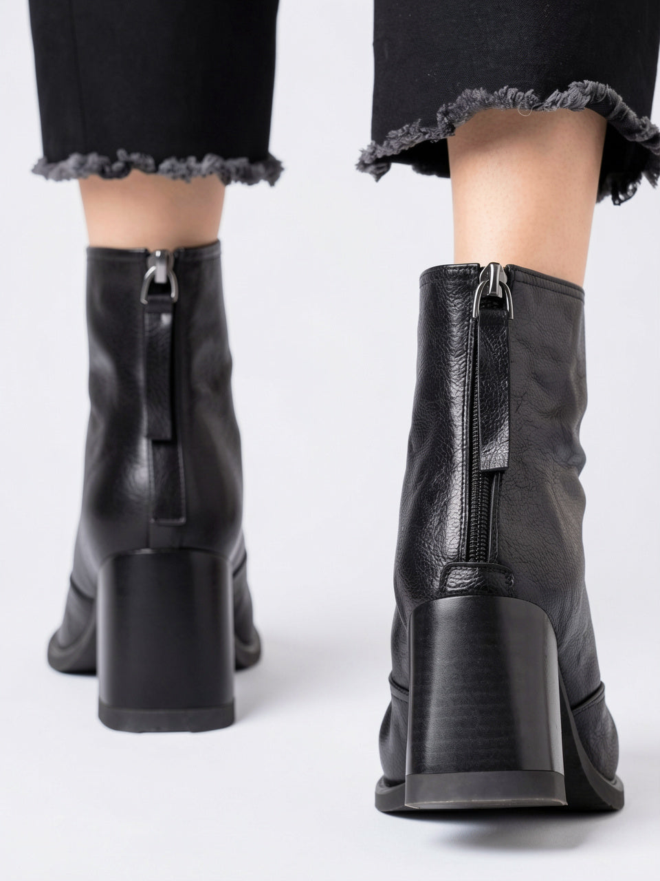 Bottine Cuir Talon - 5