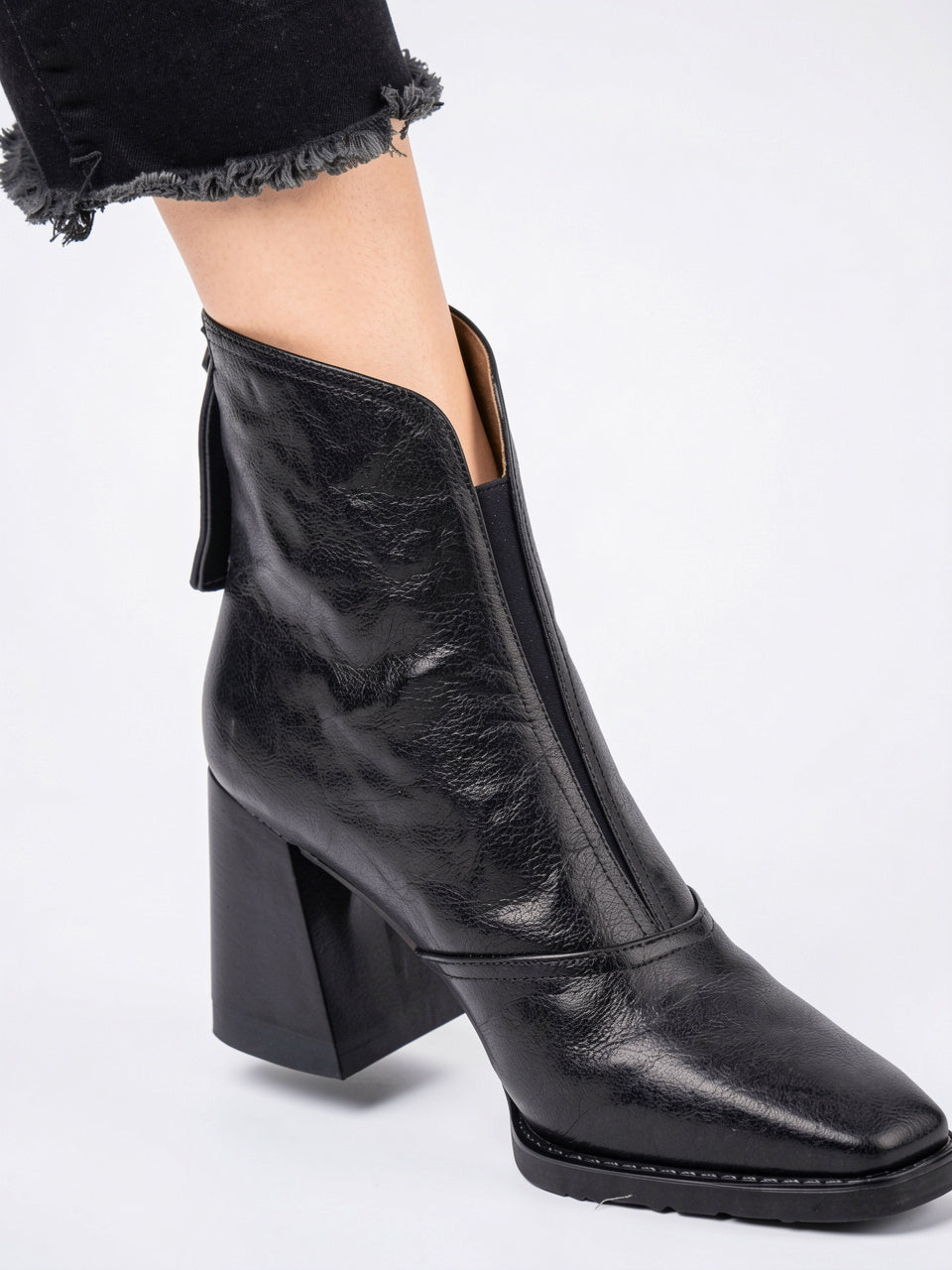 Bottine Cuir Talon - Midnight EU 35 / US 4.5 / UK 2.5