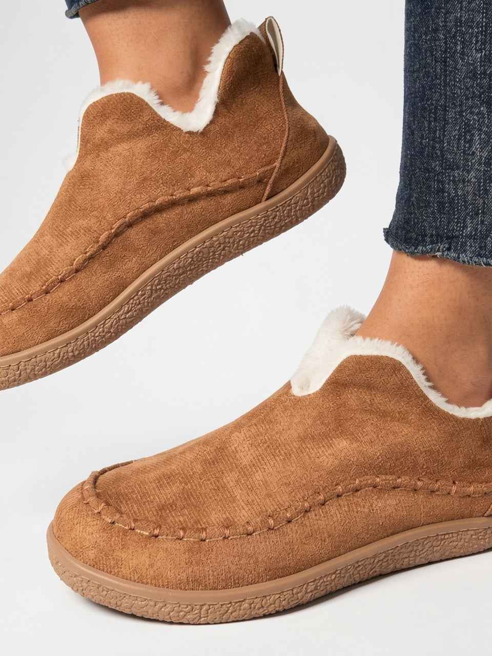 Bottines Cheville Femme Confort Amorti Antidérapant Fourrure Hiver - 3