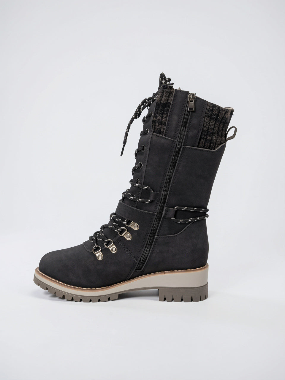 Femme Bottes de Neige Montantes Antidérapantes Doublées - 3