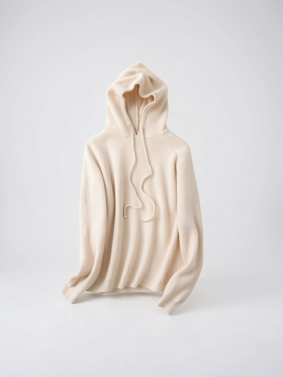 Hoodie Femme en Cachemire Laine Classique Capuche - 17