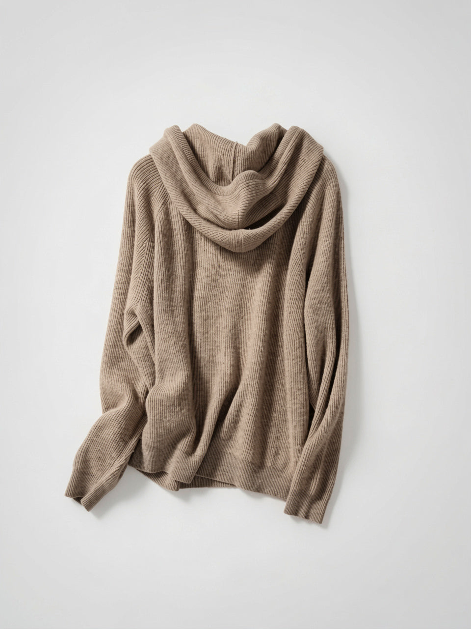Hoodie Femme en Cachemire Laine Classique Capuche - 20