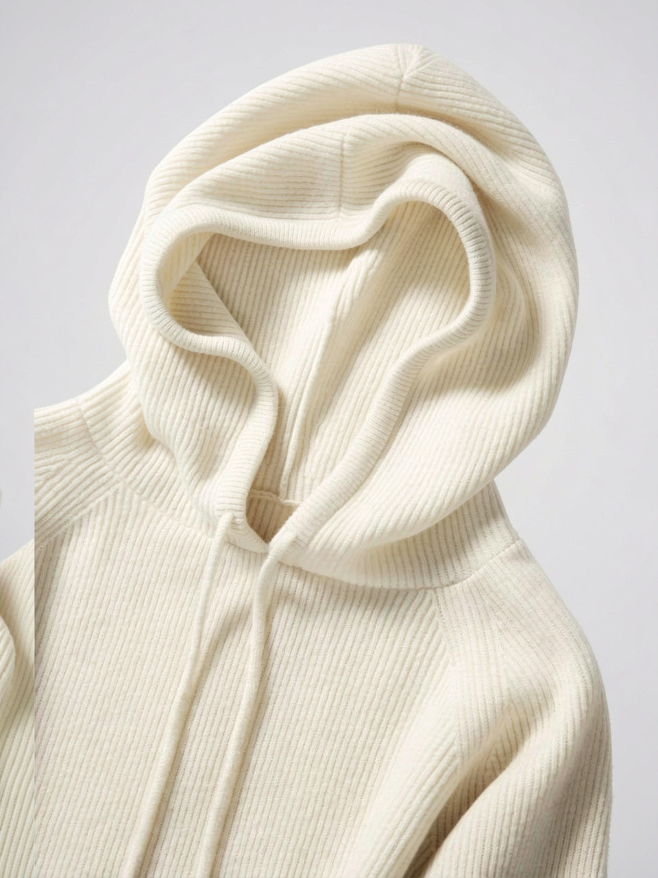 Hoodie Femme en Cachemire Laine Classique Capuche - 21