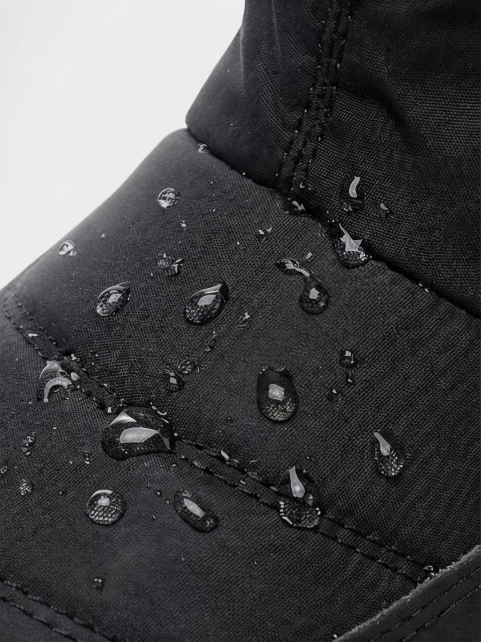 Imperméable Doublée Fourrure Enfilage Montantes Antidérapantes Bottes Hiver - 4