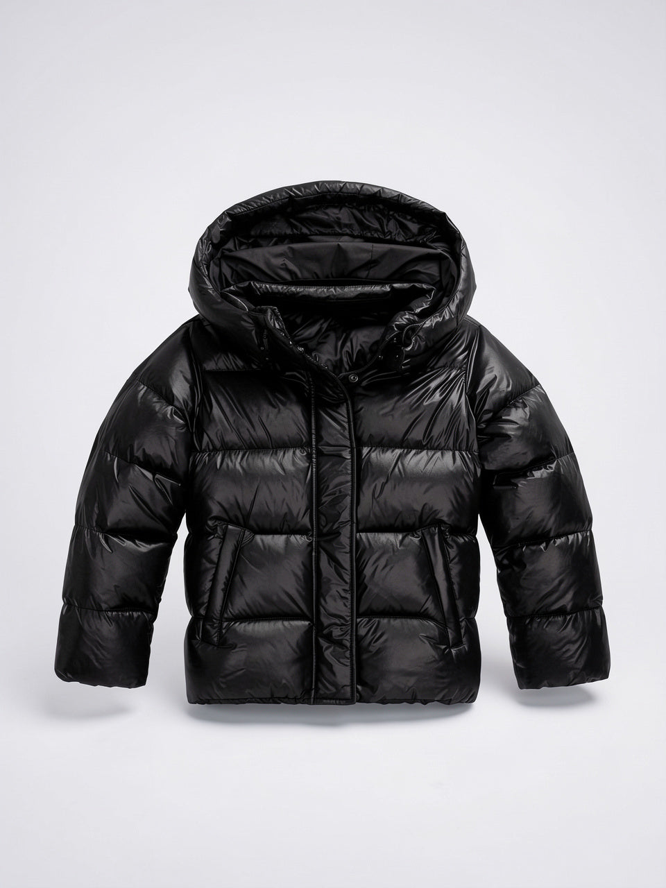 Manteau D'hiver Femme Anti-Vent Duvet Matelassée Capuche Fixe - 4