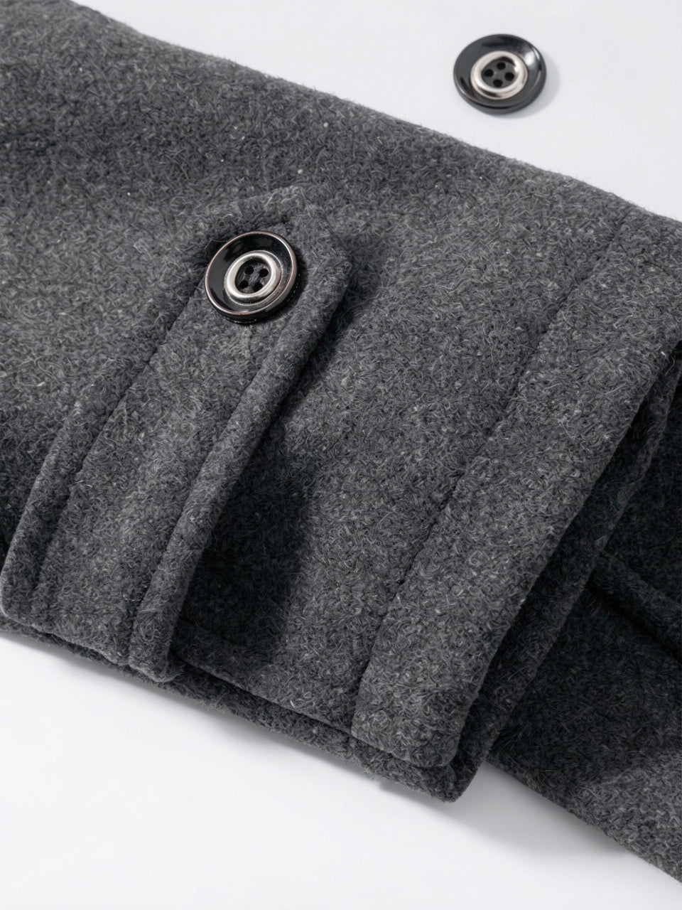 Manteau Hiver Deux Pièces Doublé Homme Long Montant - 10