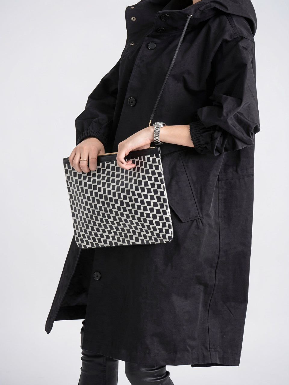 Manteau Pluie Femme Imperméable Long Capuche Respirante Oversize - 5