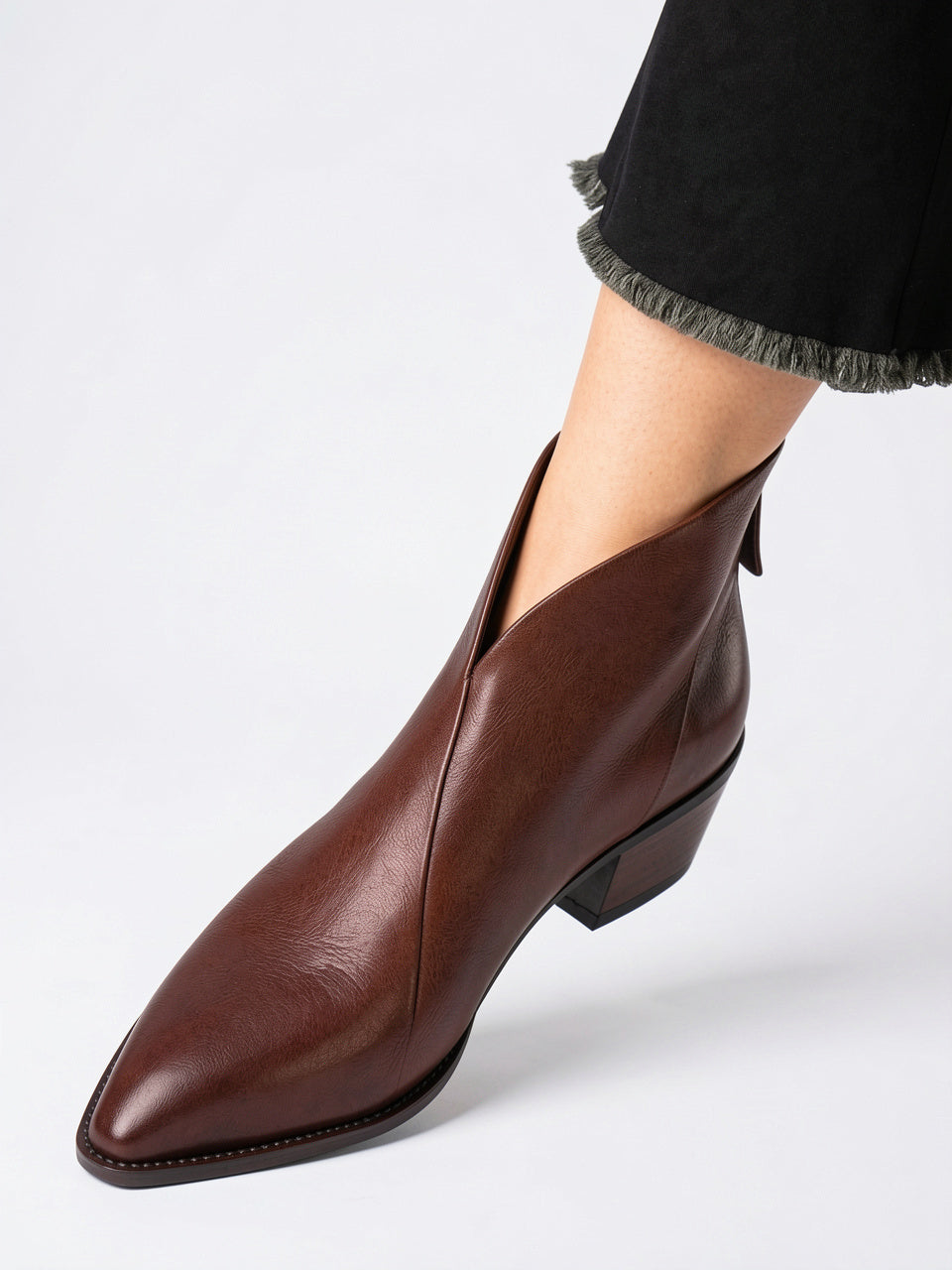 Orthopédiques Bottines Cuir à Talon Femme - 3
