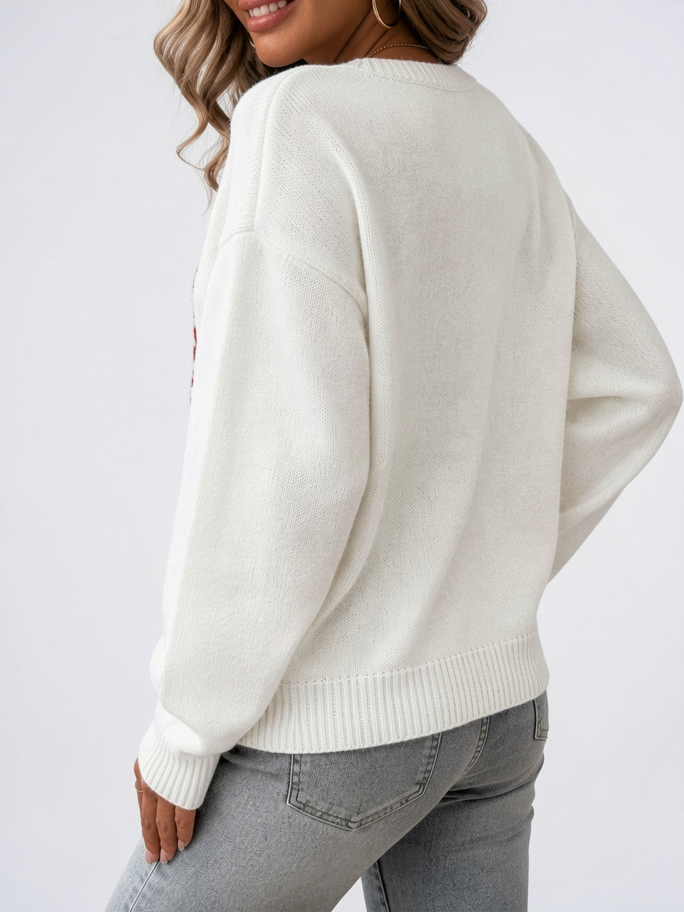 Pull Drapeau Femme Col Rond - 2