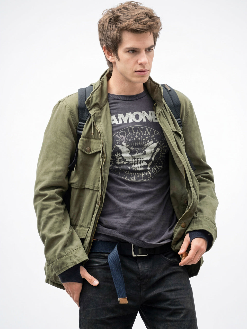 Veste Coton Terrain Homme Taille Serrable Poches Zippée - 3