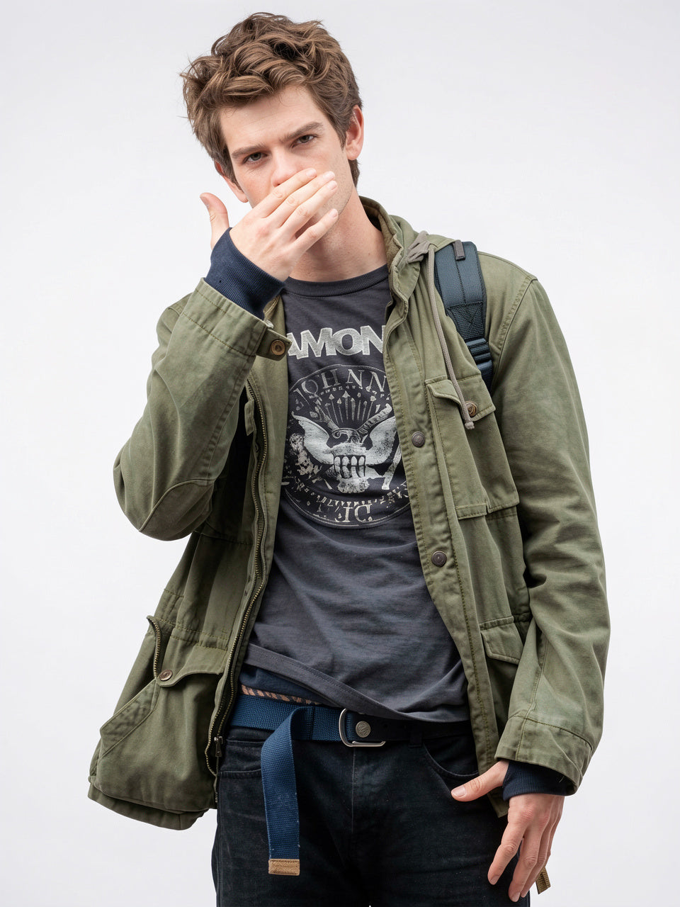 Veste Coton Terrain Homme Taille Serrable Poches Zippée - 4