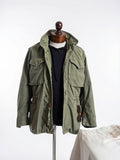 Veste Coton Terrain Homme Taille Serrable Poches Zippée - Vert M