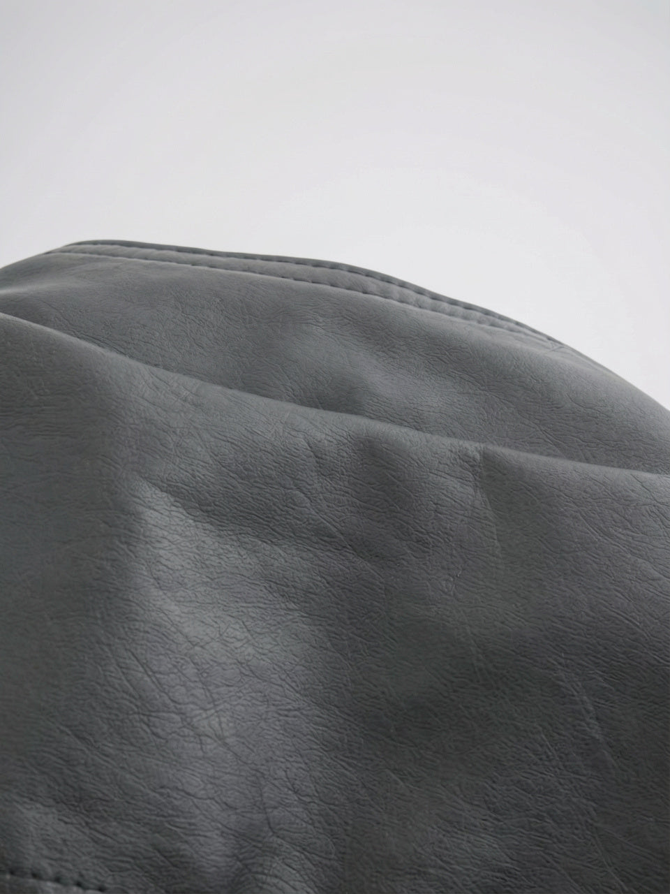 Veste Cuir Femme Moto Col Montant Poches - 19