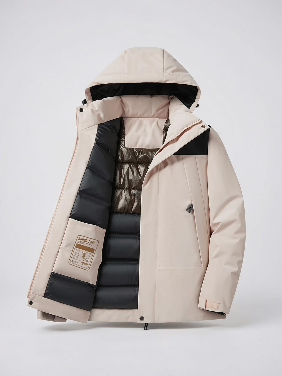 Veste de ski femme imperméable matelassée poches capuche - 10